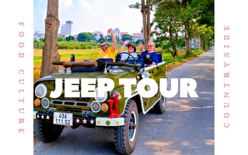 Hanoi countryside Jeep tour: Explore local life and rural beauty