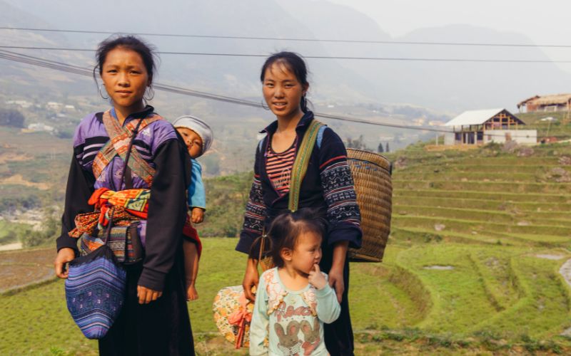 black hmong minority of sapa